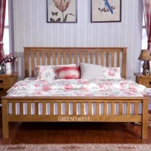 Oak Solid Wood Double Bed (GF-OA007)