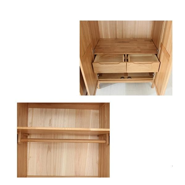 Peninsula Wardrobe Solid Wood Garderobe Bedroom Furniture