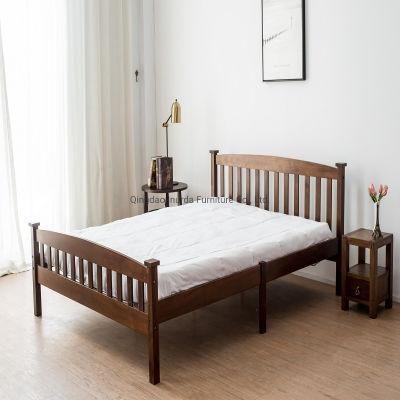 Modern Bedroom Solid Wood Furniture Simple Household Pine Economy Single Double Universal Bed