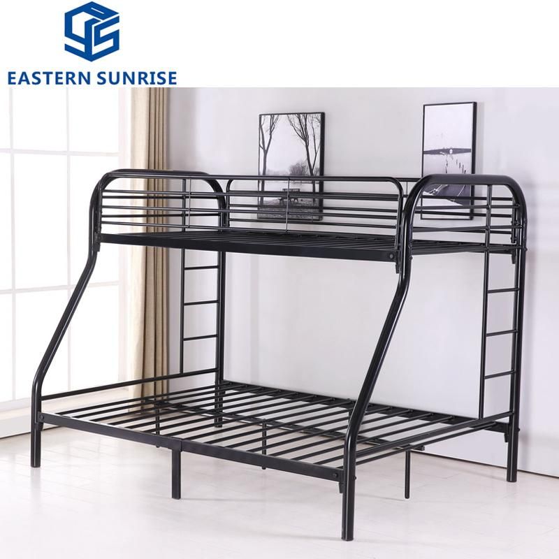 Twin/Full Metal Bunk Bed, Sturdy Metal Frame with Ladder and Safety Rails