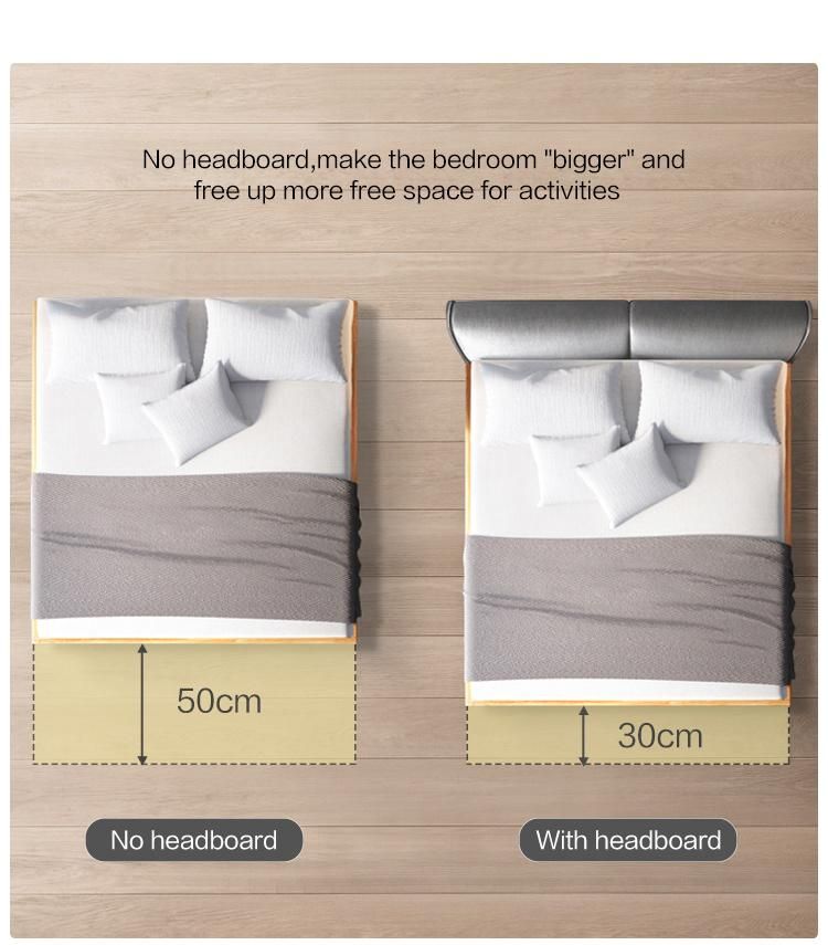 Linsy Simple Wooden Design Bedroom Furniture Wood Beds Frame R285