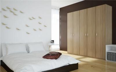 Oppein Bedroom Closet Solid Wood Wardrobe Cabinets Wooden Furniture
