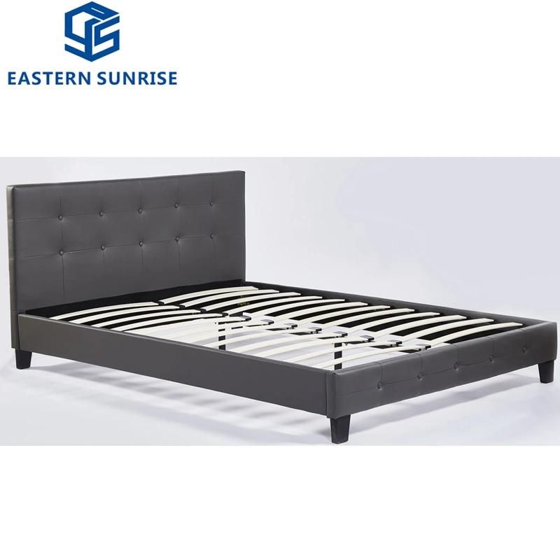 Cheap Double Leather Beds on Sale