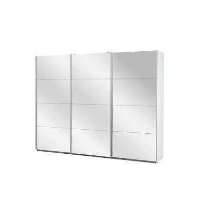 Bedroom Storage Wardrobe Home Furniture with Mirror Sliding Door