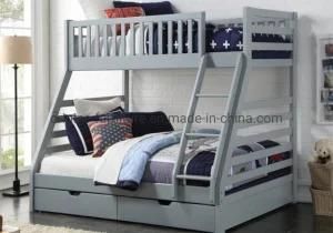 Triple Bunk Bed for Children with Drawer