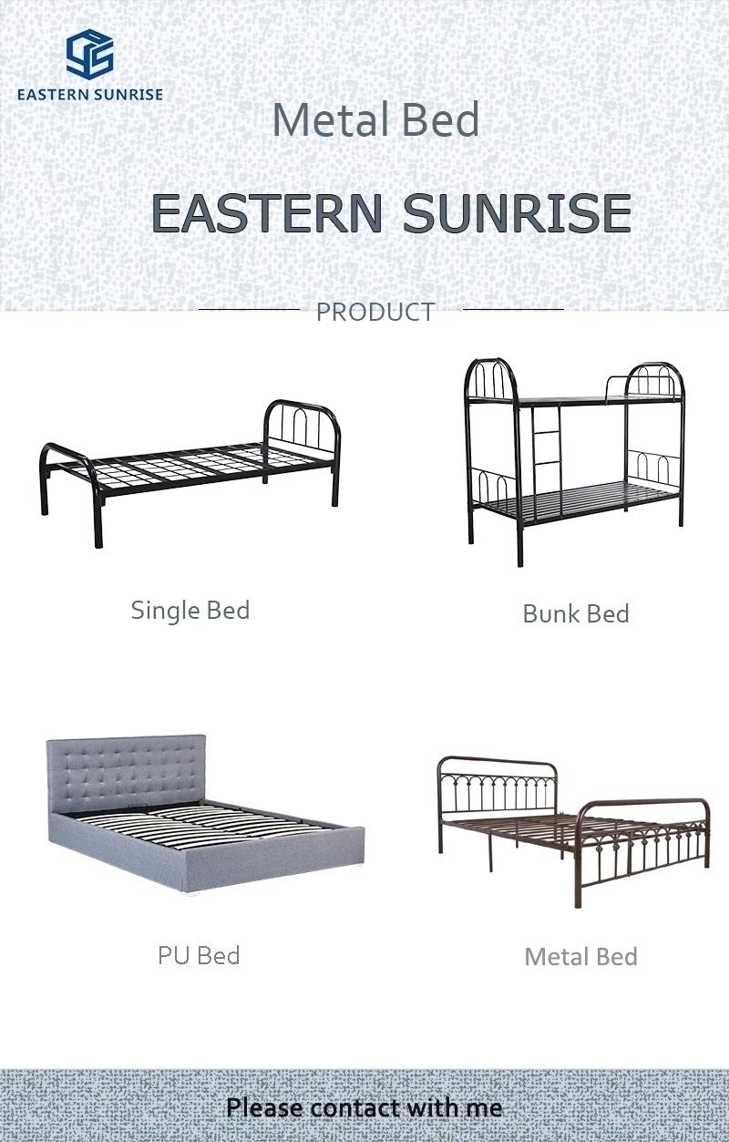 Professional High Quality Steel Metal Single Bed Chinese Furniture