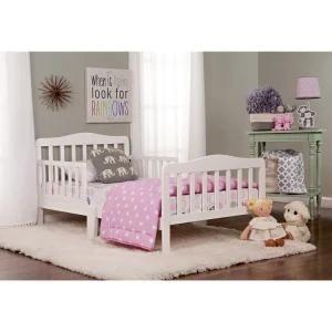 Solid Wooden White Toddler Bed Frame