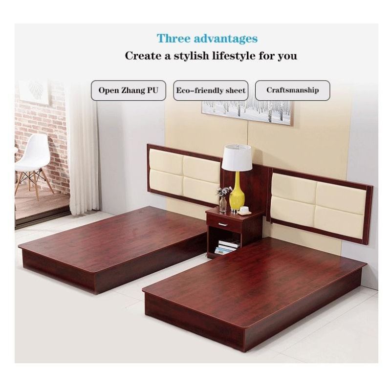 Customization 5 Star Classical Design Luxury Bedroom Furniture Hotel Bed