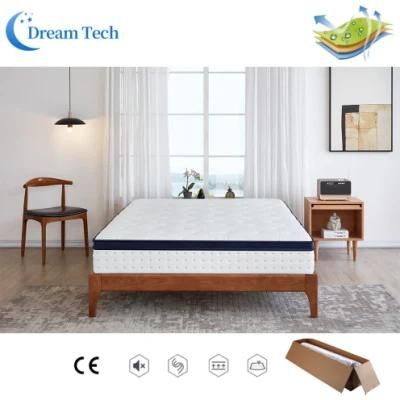 Silkworm Knitted Fabric Microfiber Pillow Top Euro Top Mattress Home Mattresses for Sale (YY011)