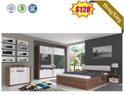 China Factory Direct Offer Manual Gas Lift Storage Bed Frame with Headboard