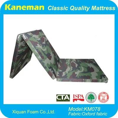 Rolled Packing Three Folding Foam Mattress