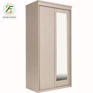 Bedroom Furniture Slider Large Double Wardrobe with 2 Sliding Doors and Mirror