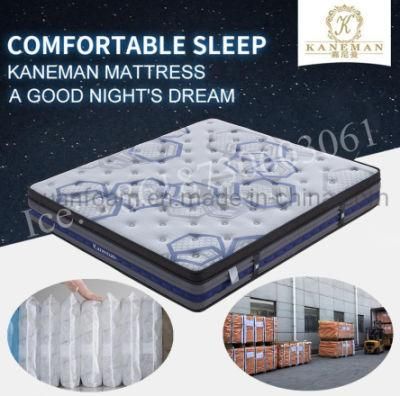 12inch Spring Mattress Firm Bed Mattress Flat Packed in Pallet