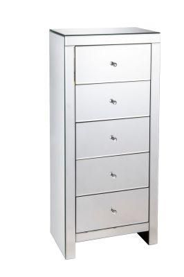 Professional Factory Wholesale Brand Practical Mirrored Tallboy Drawers
