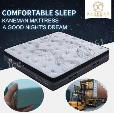 Firm Pocket Spring Mattress Memory Foam Hotel Mattress Compressed Packing