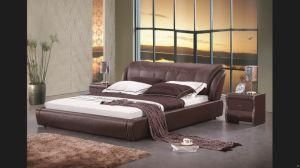 Good Design Leather Soft Bed 731