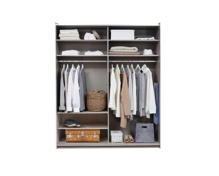 Wholesale MDF Sliding Door Storage Clothes Wardrobe Closet for Bedroom Furniture