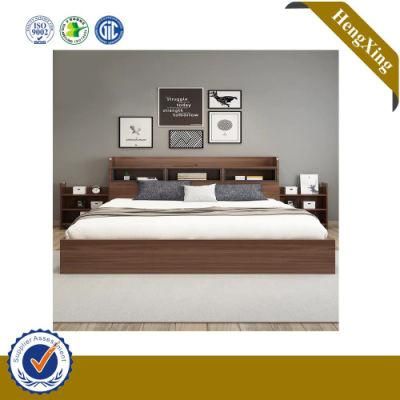 Hot Sell MDF Home Bedroom Furniture King Size Hotel Wooden Bed