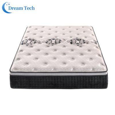 OEM Factory Bedroom Furniture Rolled Packed Spring Queen Size Natural Latex Mattress