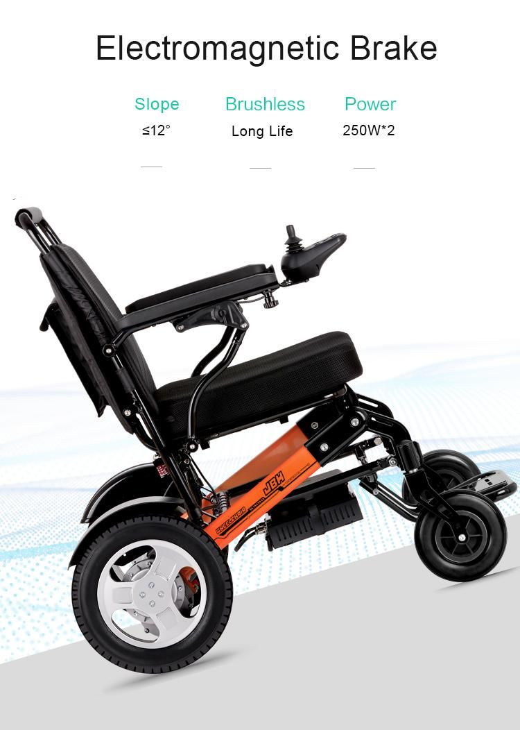 Ultra-Light Multi Function Travel Portable Automatic Folding Electric Wheelchair for Disabled