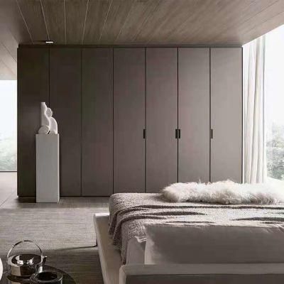 Unique Custom Simple Solid Wood Bedroom Wardrobe