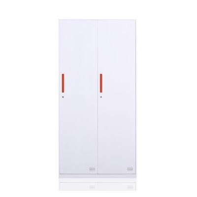 Hot Sale and Popular Office Use Two Metal Door Locker Storage Wardrobe