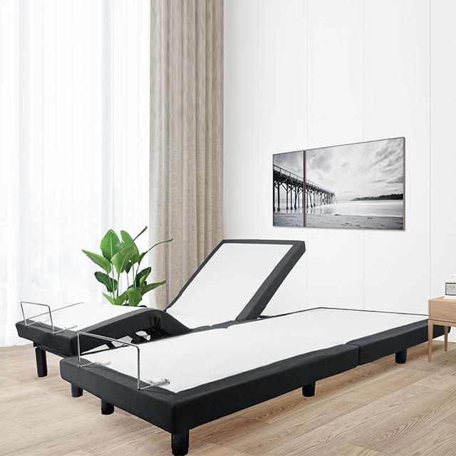 Fast Delivery Foldable Adjustable Beds for Seniors with Memory Foam Mattress