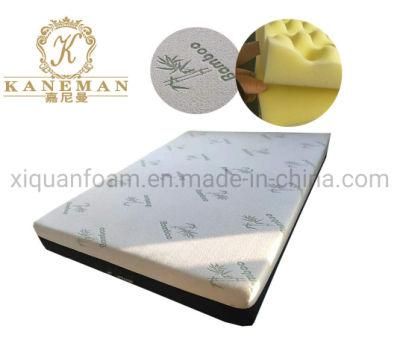 High Density Foam Bamboo Fabric Rolled Packing Economical Mattress
