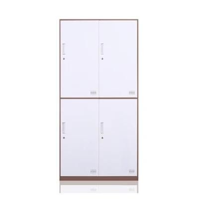 Modern Furniture Storage Cabinet Clothes Locker Metal Wardrobe