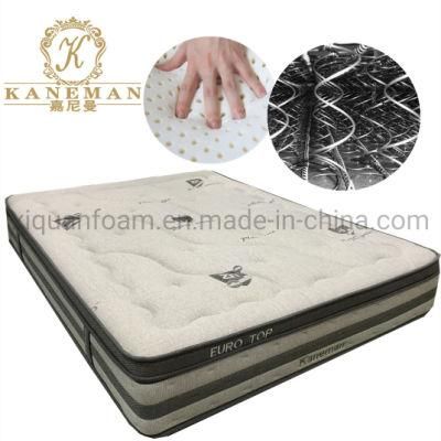 Custom Made Sizes Mattress Wholesale Latex Coil Spring Mattress Roll Pack Mattress