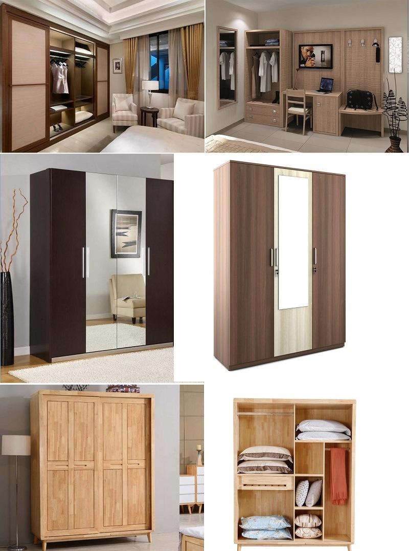 Hotel Guestroom Furniture Sets Modern Style Wardrobe Bedroom Wood Closet for Hotel