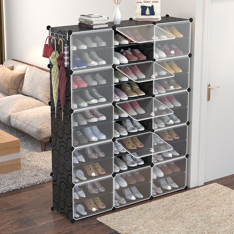 Modern Dustproof Simple Plastic Economical Shoe Storage Cabinet