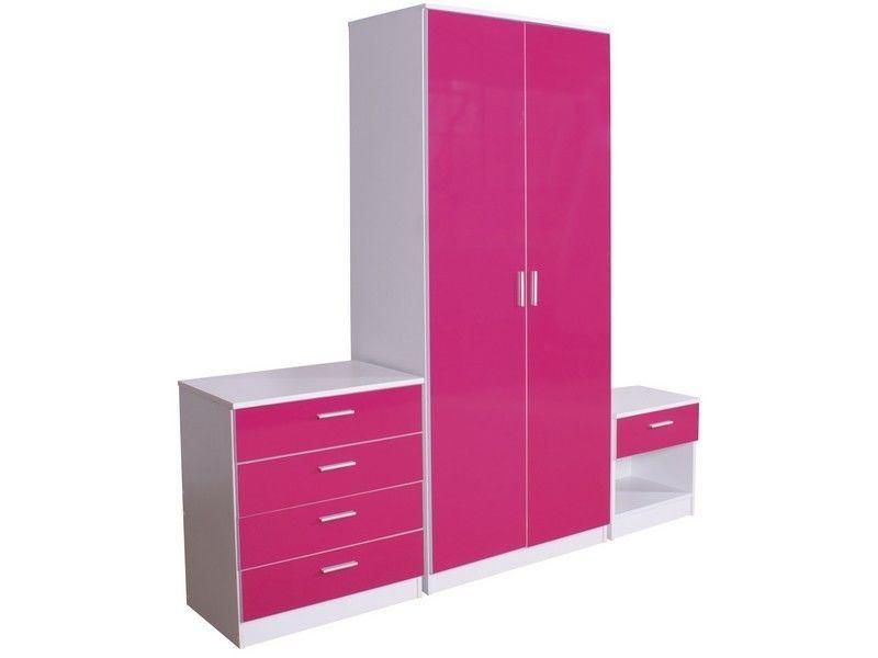 High Gloss Removable Wardrobe Available with Drawers