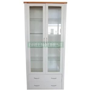 Solid Wood Cabinet Dresser with 2 Doors 4 Drawers (GF-L018)