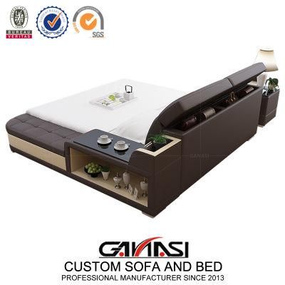 Customized Storage Modern Bedroom Furniture King Size Bed