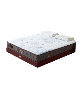 Queen Size Hotel Bed Pocket Spring High Density Latex Memory Foam Mattress