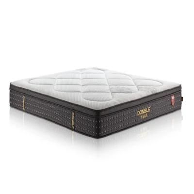 Hotel Bed Spring Bedding Furniture Single King Size Euro Pillow Top Pocket Spring Mattress